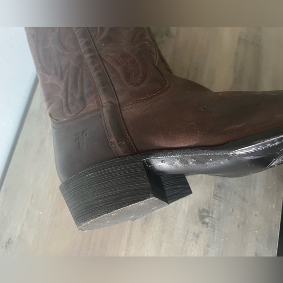Frye Billy Pull On Boots Western Cowboy New 9D - Picture 4 of 9